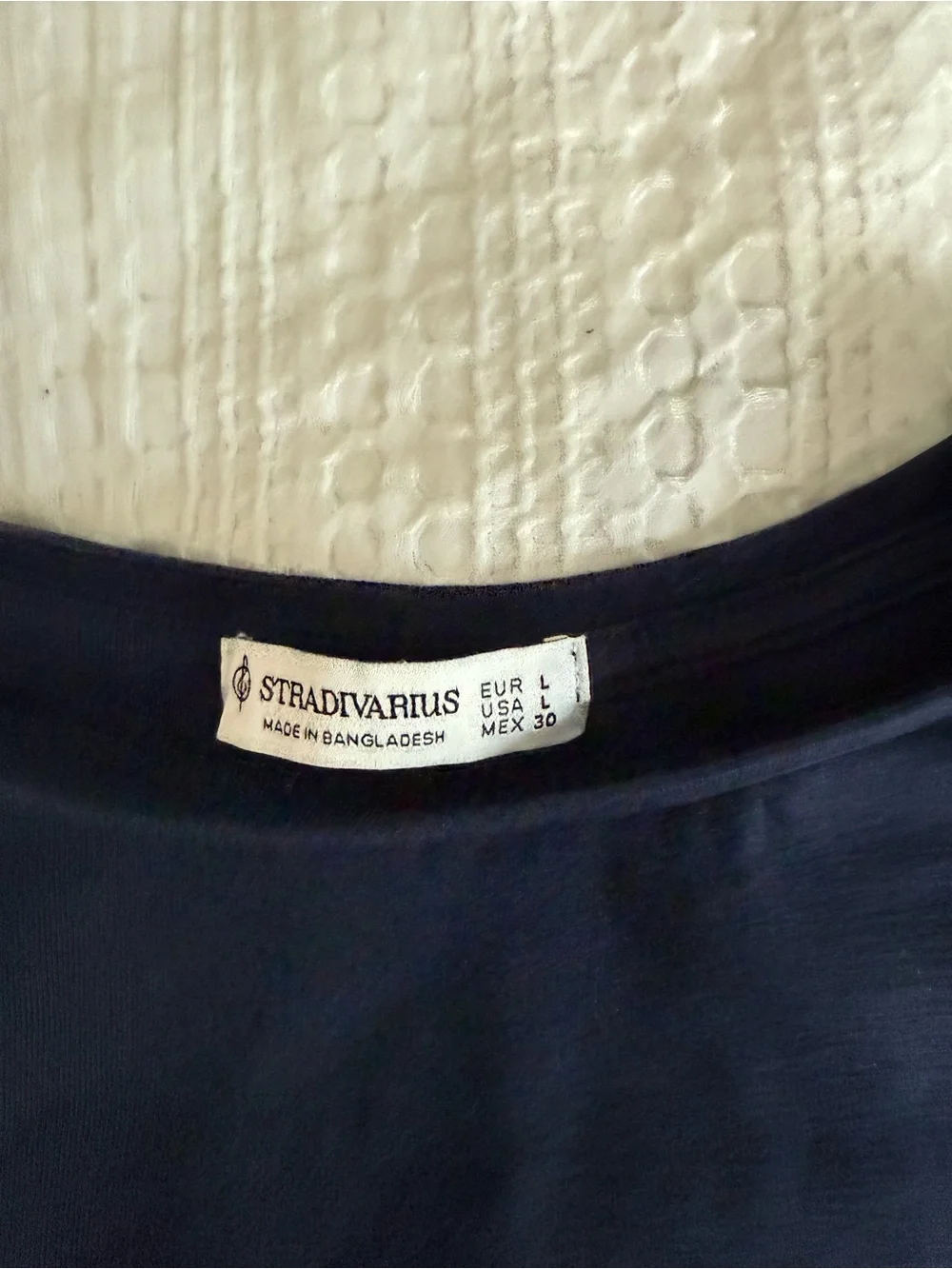 stradivarius Navy Blue Short Sleeve Tee